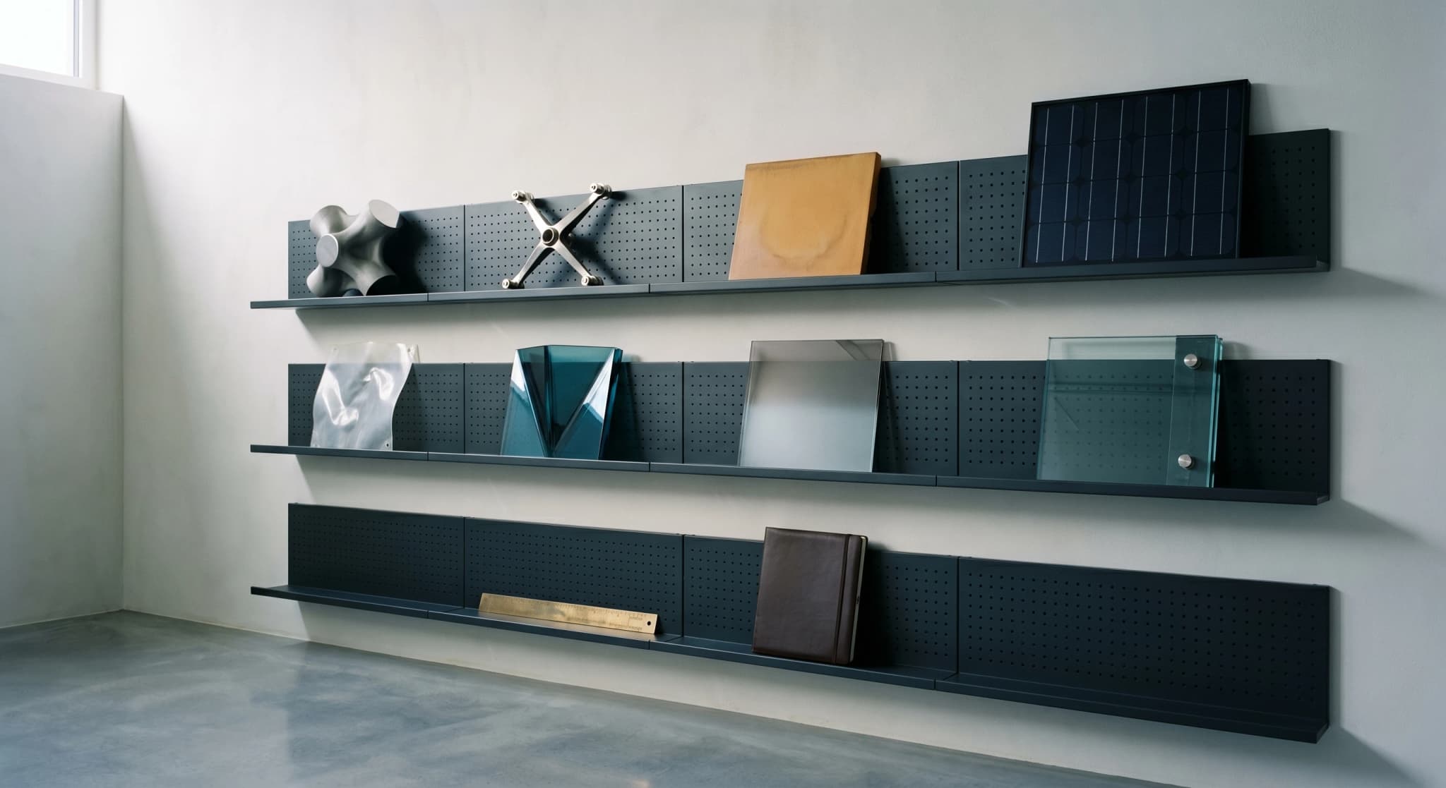 Visual mosaic of the twelve specialist facade engineering expertises organised across six technical families